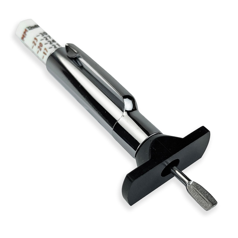 Tire Tread Depth Gauge, 1/32nds up to 1 inch with Pocket Clip by TYK Industries
