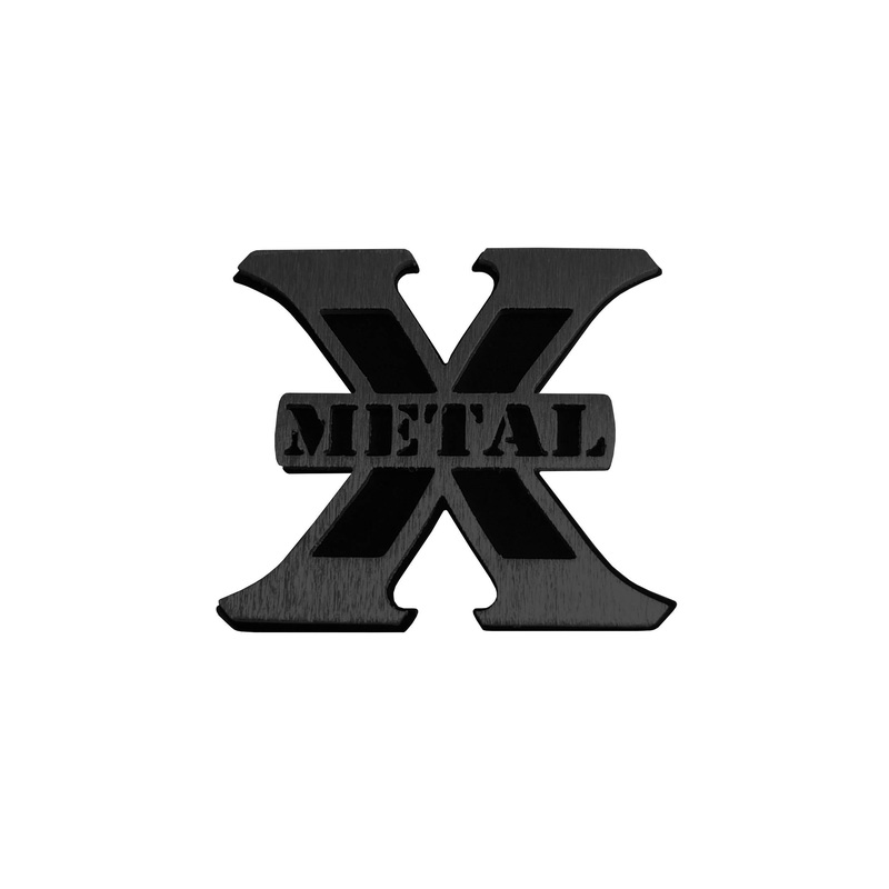 T-REX Grilles 6710012 Black Mild Steel Badge Logo