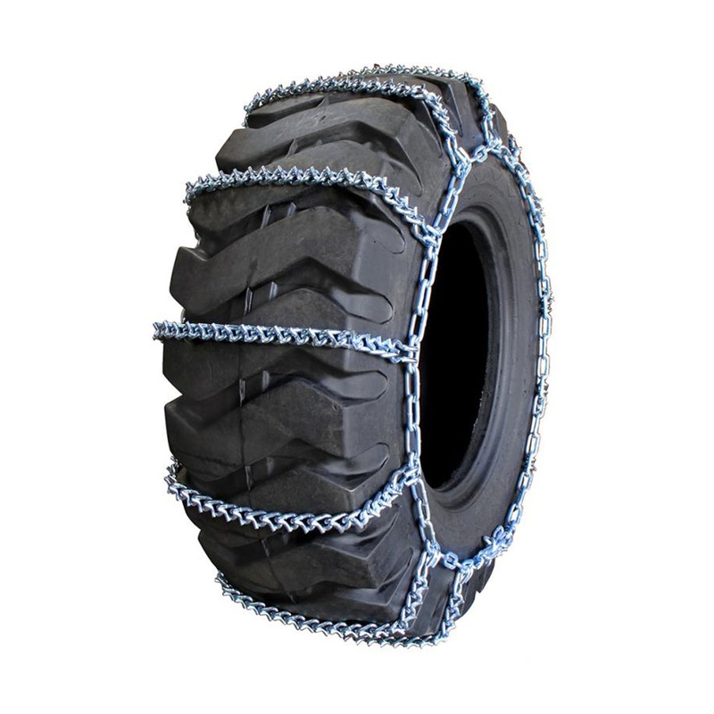 14.00-24 Quality Chain Loader-Grader V-Bar Round Twist 4 Links – 1 Pair