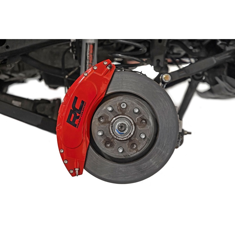 Caliper Covers | Front and Rear | Red | Non-Sport | Jeep Gladiator JT (20-24)/Wrangler JL (18-24