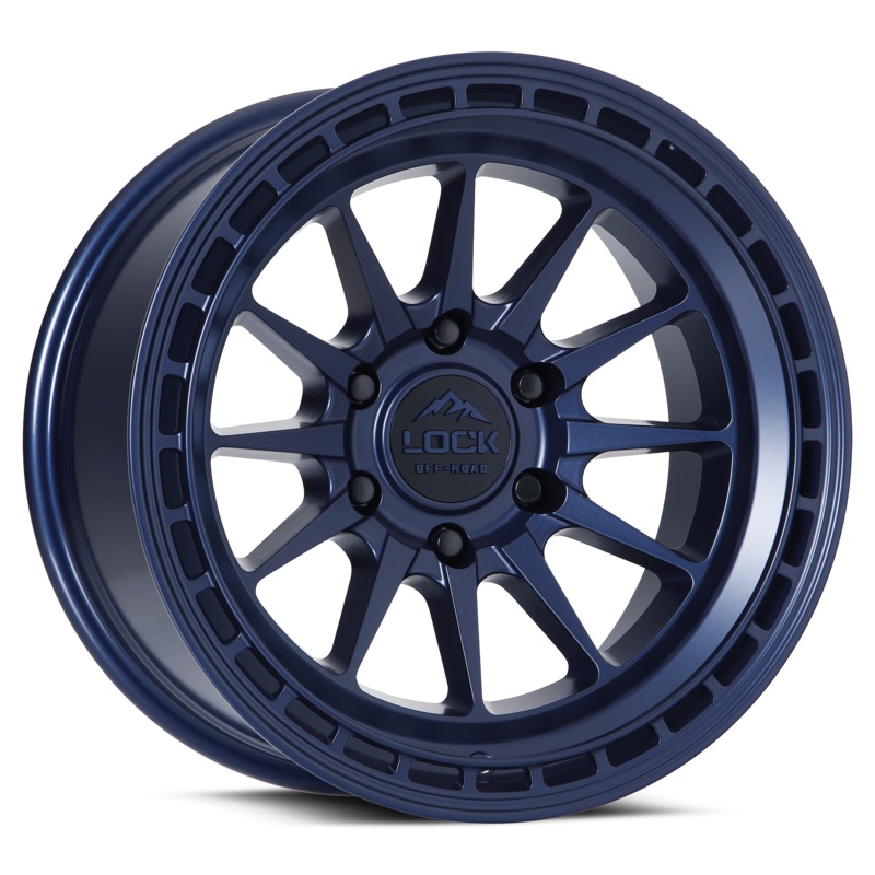 Lock Off-Road Baja Wheels (Matte Blue)