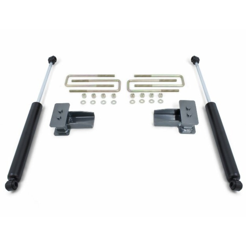 Maxtrac Suspension 903220 Body Lift Kit and Component (2In Blocks/U-Bolts, Maxtrac Shocks 2900Ll-4)