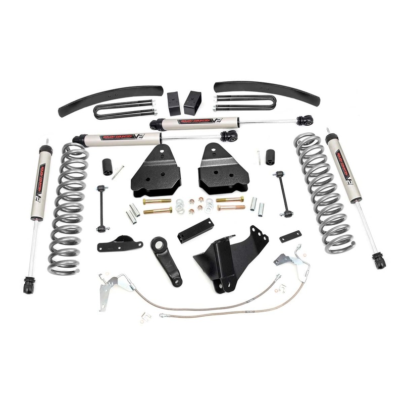 Rough Country 6 Inch Lift Kit Diesel V2 Fits Ford F-350 4WD 2008-2010