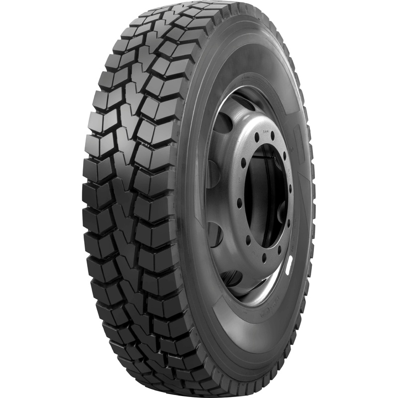 Set of 8 Tires 12R22.5 Greatway DD906 Drive Closed Shoulder 18 Ply Commercial Truck