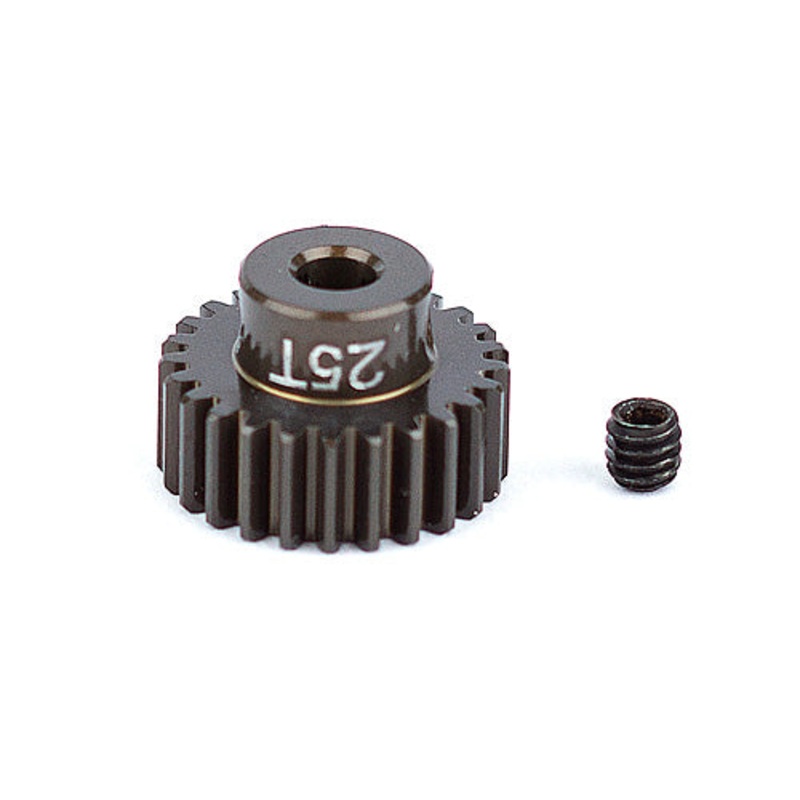 Team Associated FT Aluminum Pinion Gear, 25T 48P, 1/8″ shaft