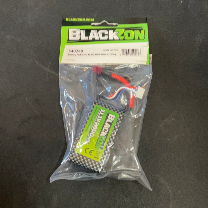 BlackZon Battery Pack (LiPo 11.1V, 2200mAh), w/T-Plug