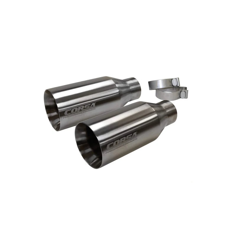 Corsa Performance – Replacement / 5.0 in Single Flat Cut Tip Kit | Raptor 3.5T, RAM TRX CORSA Systems