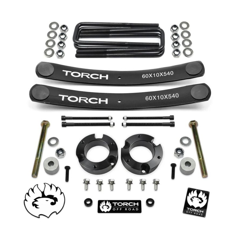 TORCH 1995-2004 Toyota Tacoma Lift Kit with Diff Drop and Add A Leafs