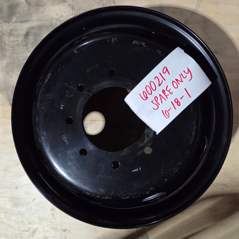 19.5×6.00 8x200mm Black Steel Ford F350 DRW (2005-Present) (SPARE ONLY)