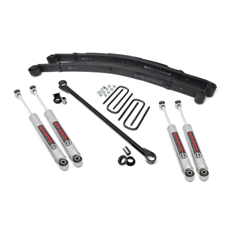Rough Country 2.5 Inch Leveling Kit Leaf Spring Fits Ford F-350 4WD 1999-2004