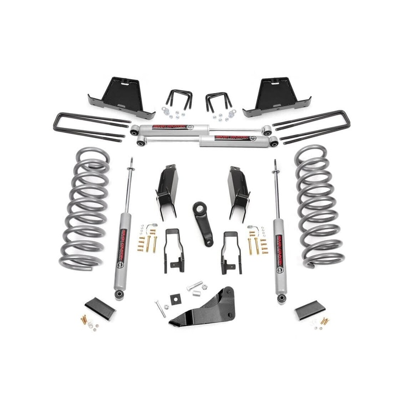 Rough Country 5 Inch Lift Kit Mega Cab Fits Dodge Ram 3500 4WD 2011-2012