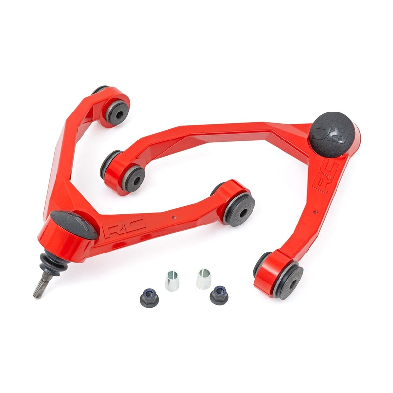 Red Forged Upper Control Arms | 2.5-3.5 Inch Lift | Chevy/GMC 1500 Truck & SUV (07-18 & Classic)