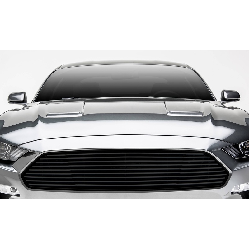 T-REX Grilles 6215501 Black Aluminum Horizontal Grille Fits 2018-2022 Ford Mustang GT