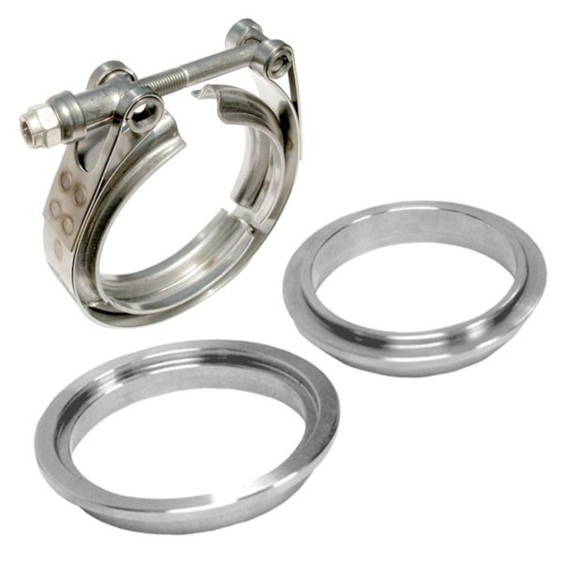 4 Inch V Band 3 Piece Set 1C 1M 1F Aluminum PPE Diesel