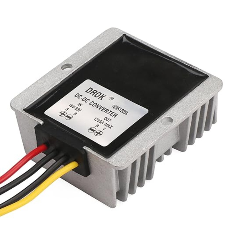 DC / DC 24V to 12V 10A 120W Step Down Converter Voltage Reducer Regulator Buck Waterproof Transformer Power Supply, 10361205L