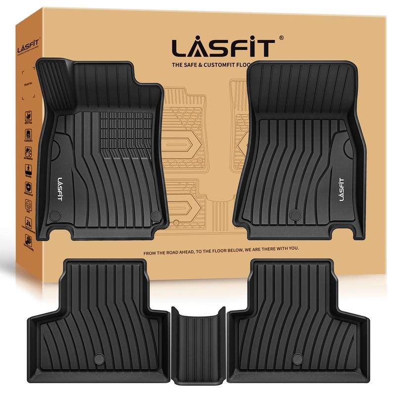 Fit for 2020-2025 Mercedes Benz GLB Custom Floor Mats TPE Material 1st & 2nd Row
