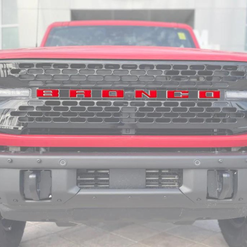 Tufskinz Front Grille Letter Overlays for Ford Bronco (2021-2025)