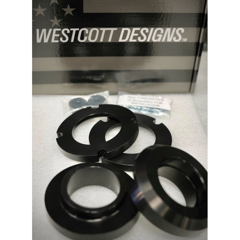 WESTCOTT DESIGNS 2023-2024 Toyota Sequoia TRD PRO Preload Collar FRONT ONLY Suspension Leveling Kit