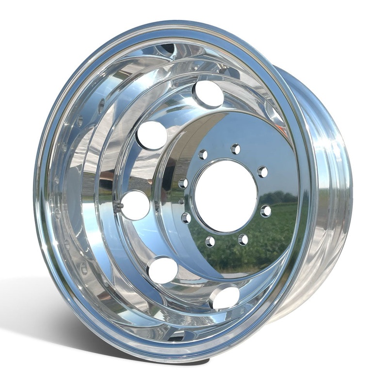 16×6.00 Northstar 8×6.5″ Bolt Circle 4.77″ Center Bore Mirror Finish Both Sides Ram/Trailer