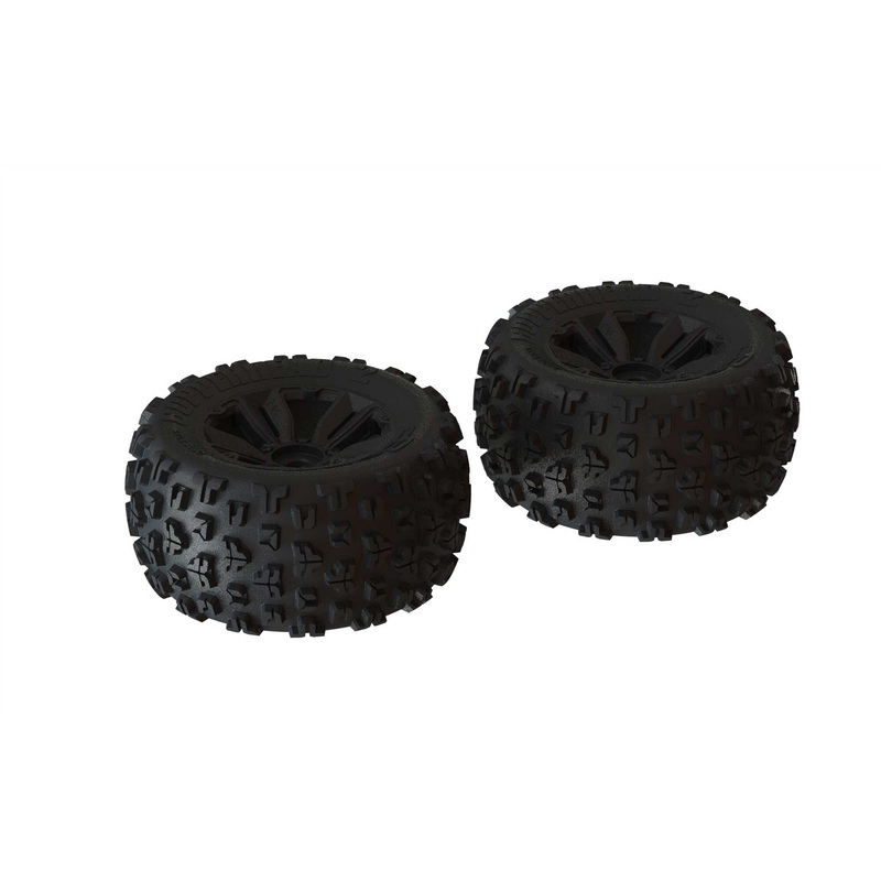 Arrma dboots ‘Copperhead2 MT’ Tire Set Black – Pair