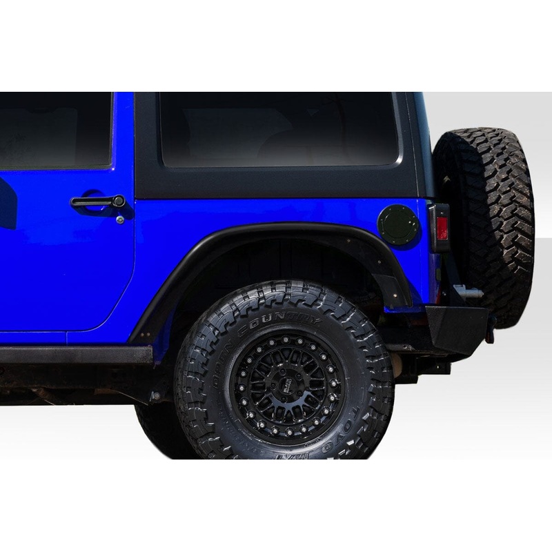 DURAFLEX 2007-2018 Jeep Wrangler JK Rugged FRP Rear Fenders