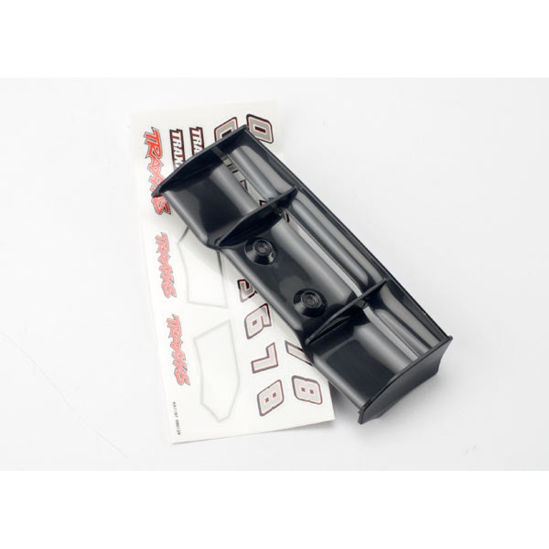 Traxxas Wing 1/16 E-Revo Black Decals