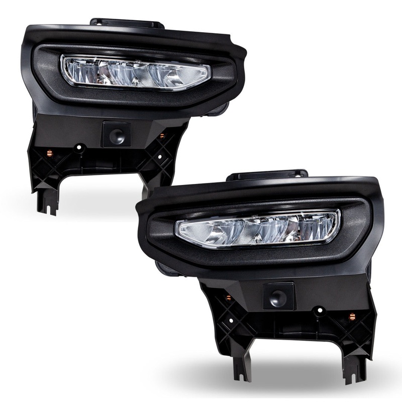 For 2016-2019 GMC Sierra 1500 Fog Lights – Clear