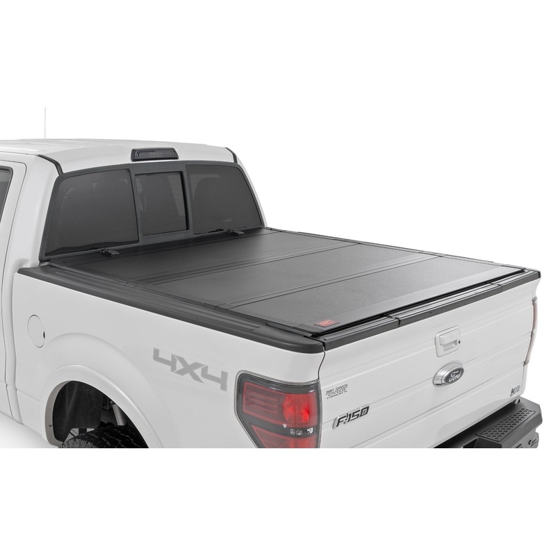 Hard Tri-Fold Flip Up Bed Cover | 5’7″ Bed | Ford F-150 2WD/4WD (2004-2014)