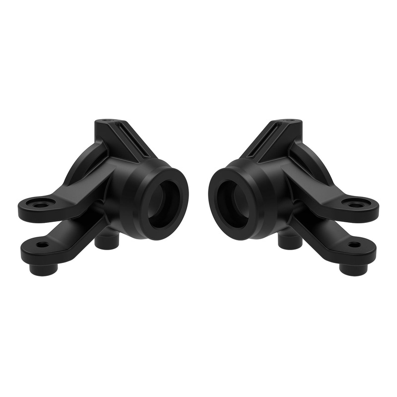 Traxxas Mini Maxx/Mini XRT Steering Blocks, Left & Right (Black)