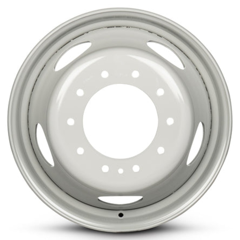 19.5×6 Road Roady RRW-F550 Grey FORD F-450/F-550 DODGE 4500/5500 DUALLY Steel Wheels 10×225 Set of 6 (Fits Stock Tire Sizing)