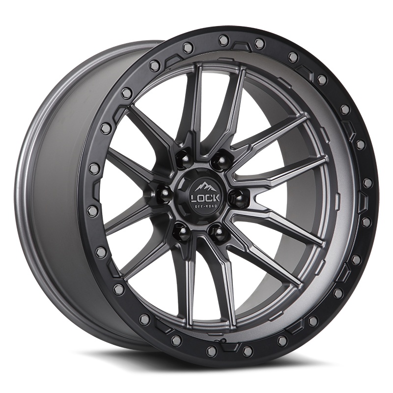 Lock Off-Road Krawler Wheel (Matte Grey)