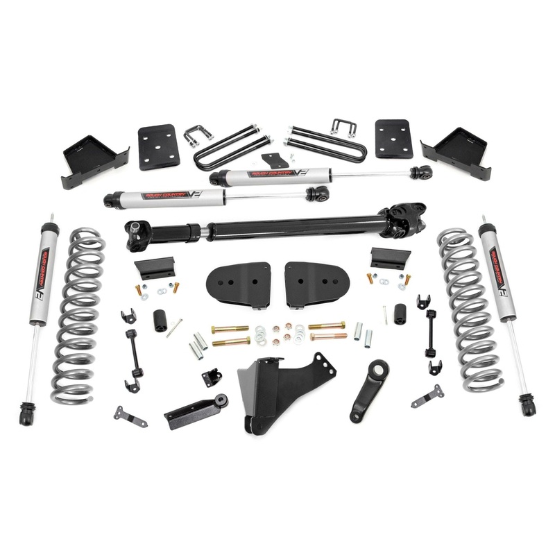 Rough Country 6 Inch Lift Kit OVLDS D/S V2 Fits Ford F-350 4WD 2023