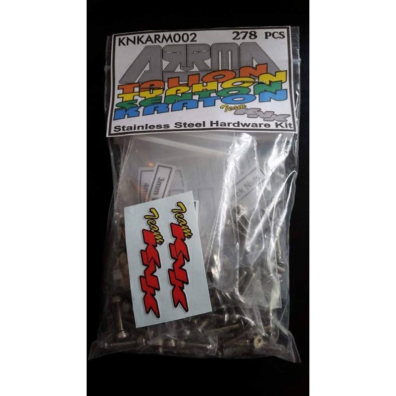 Team KNK Stainless Hardware Kit for 1 of the 5 vehicles