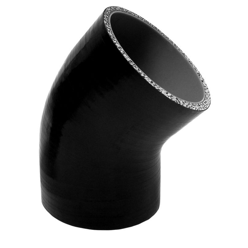 3.5 Inch 45 Deg 6MM 5-Ply Silicone Elbow PPE Diesel