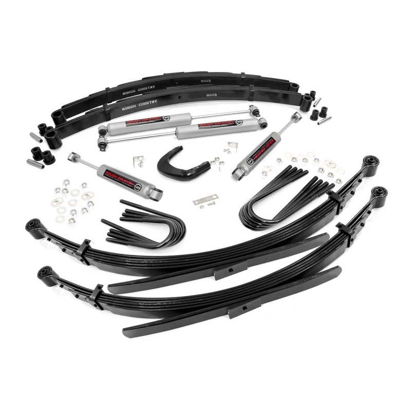 4 Inch Lift Kit | 52 Inch RR Springs | Chevy/GMC 3/4-Ton Suburban 4WD (88-91)