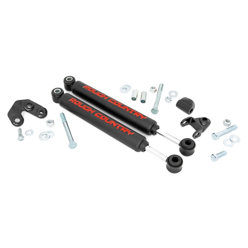 Dual Steering Stabilizer | 2.5-6.5 Inch Lift | Jeep Cherokee XJ/Comanche MJ/Wrangler TJ
