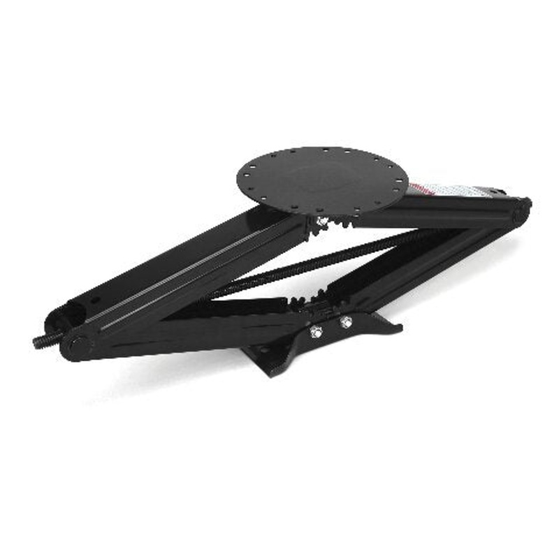 Lippert Manual 30″ RV Scissor Jack Kit Compatible with 5th Wheels, Travel Trailers, Single Pack, 5,000 lb. Load Capacity, Anti Rust Coating, Universal Bolt-On Installation, Bow-Tie Base, Crank Handle – 285332