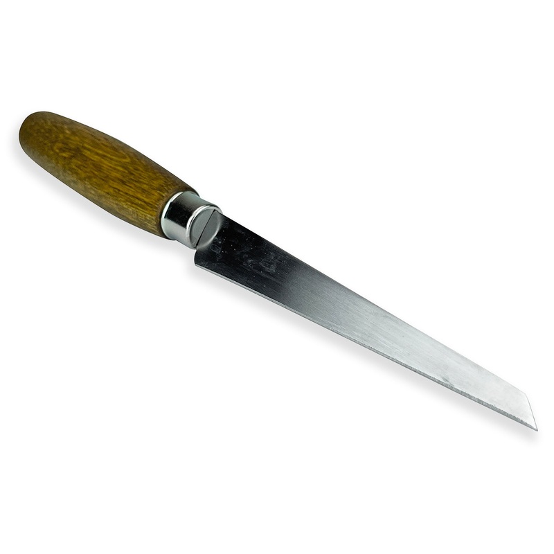 REMA TIP TOP Wood Handle Tire Patch Repair Skiving Knife with Tapered Point Tip