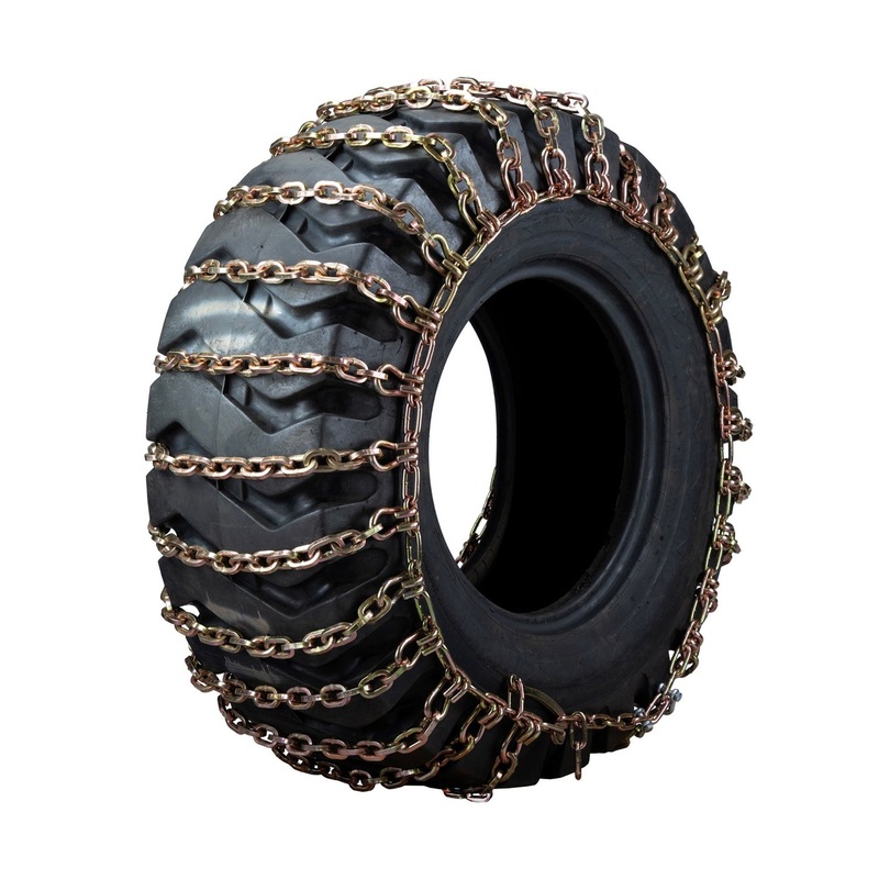 13.00-24 Quality Chain Square 2 Links Loader-Grader Square Link Alloy 2-Link Spacing – 1 Pair