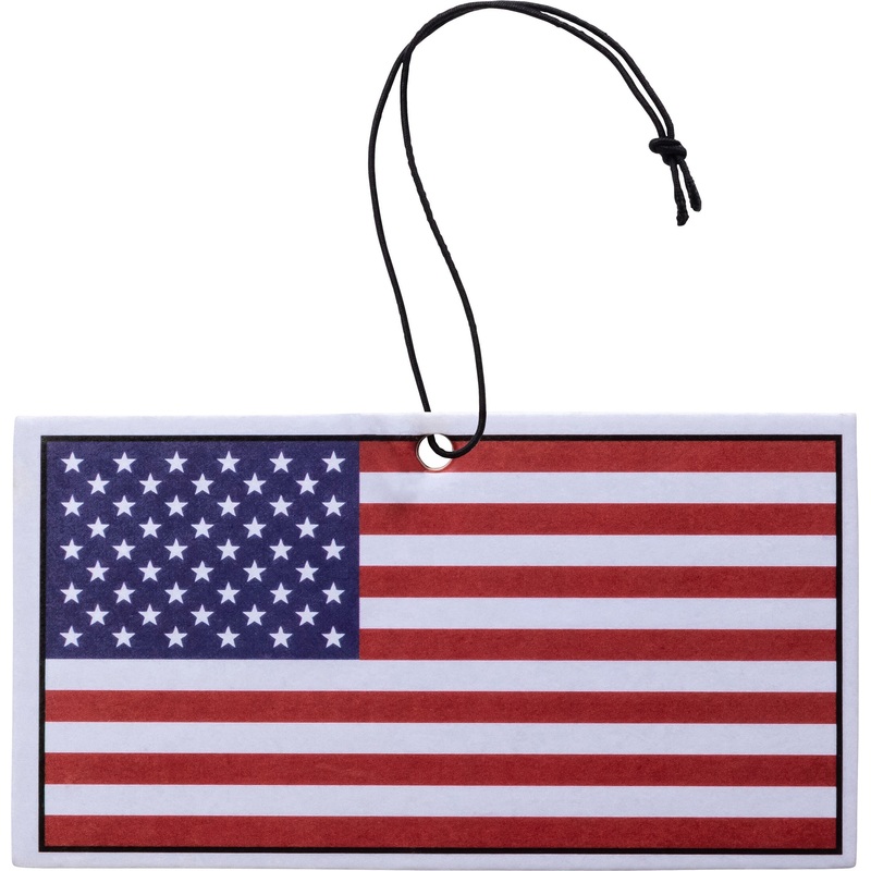American Flag Air Freshener VANILLA Scent