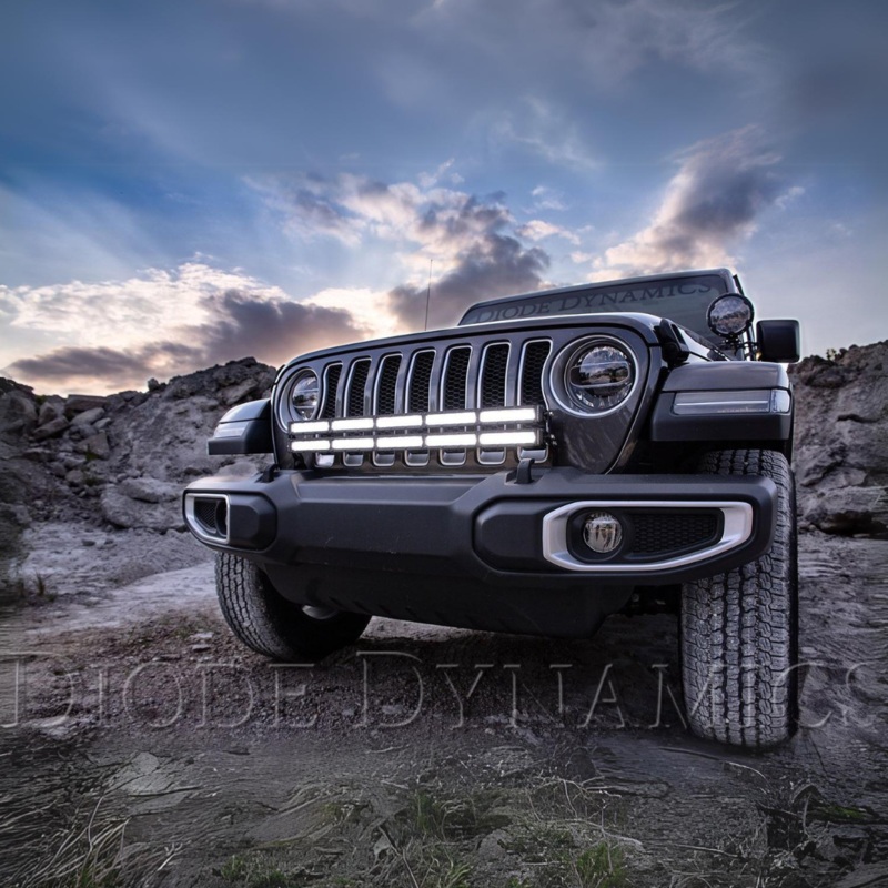 Diode Dynamics Bumper LED Lightbar Kit for Jeep JL Wrangler (2018-2025)