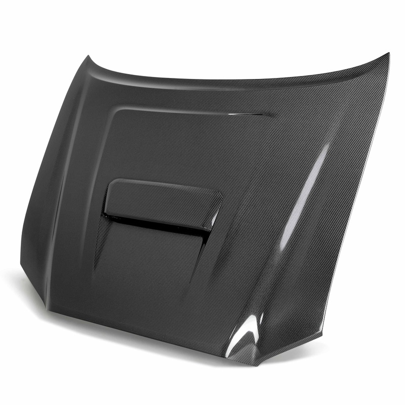 SEIBON 2016-2023 Toyota Tacoma Carbon Fiber Hood (TR-Style)