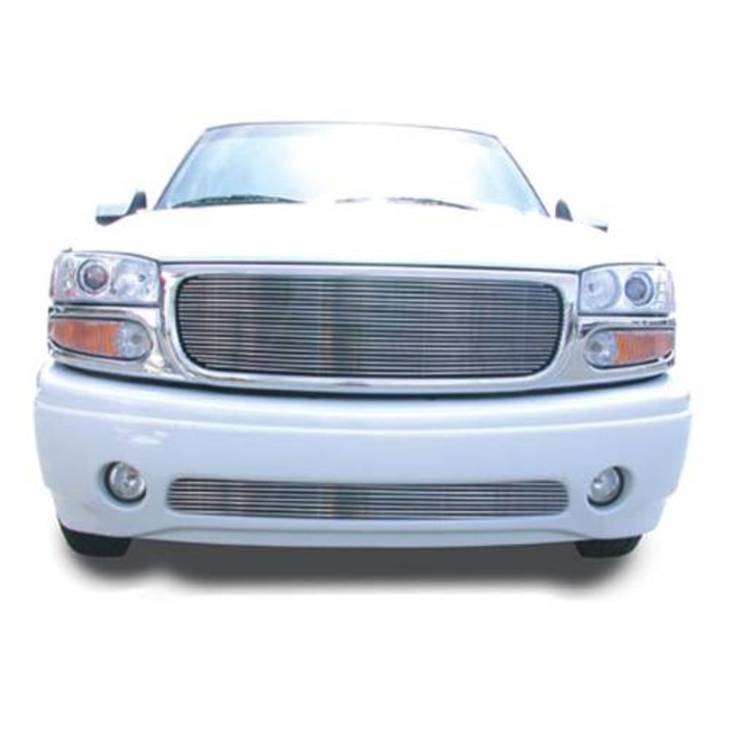 T-REX Grilles 20175 Polished Aluminum Horizontal Grille Fits 2002-2006 GMC Sierra 1500 C3