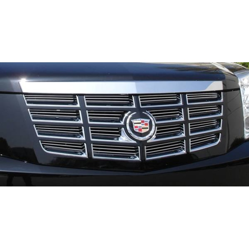 T-REX Grilles 20194 Polished Aluminum Horizontal Grille Fits 2007-2014 Cadillac Escalade Escalade EXT Escalade ESV