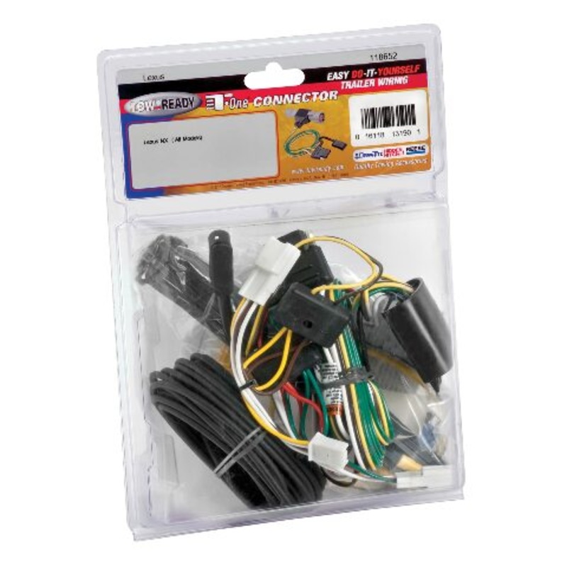 TEKONSHA T-One T-Connector Harness, 4-Way Flat, Compatible with Select Lexus NX200t, NX300h