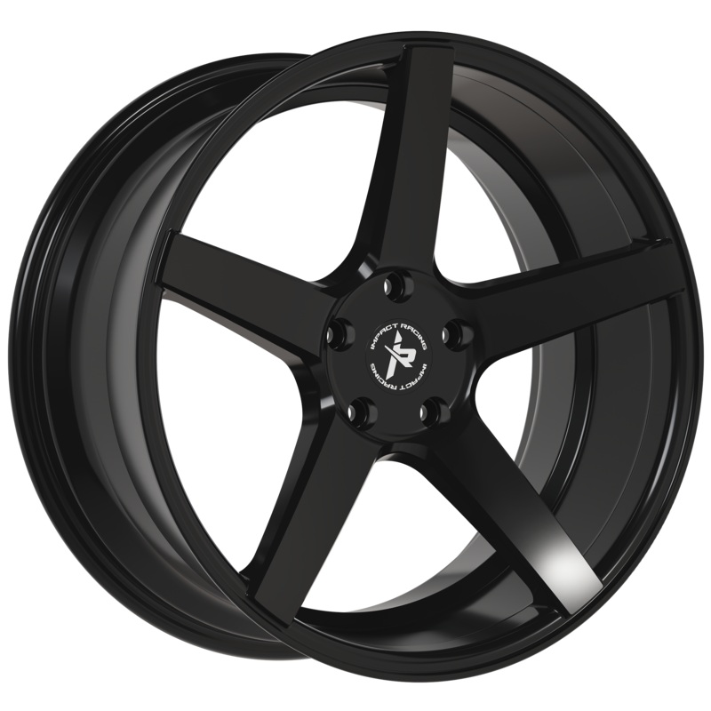 Impact Racing 20X8.5 Wheel 5X114.3 PCD/35mm Offset/ 73.1mm CB/ GLOSS BLACK Rims