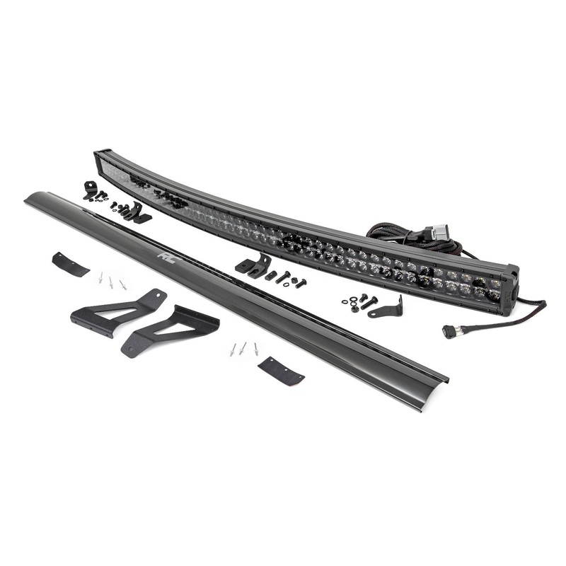 LED Light Kit | Windshield Mount | 50″ BLK Dual Row | White DRL | Jeep Cherokee XJ (84-01)