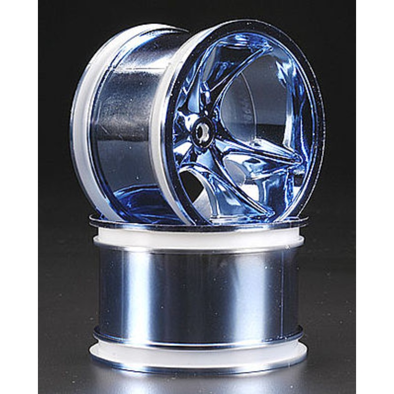 RPM Monster Clawz Blue Chrome Wheels (For T-Maxx & E-Maxx)