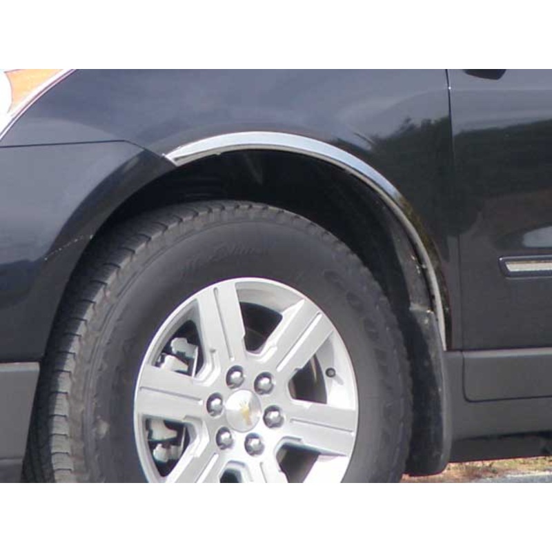 Stainless Steel Fender Trim 4Pc For 2009-2017 Chevrolet Traverse