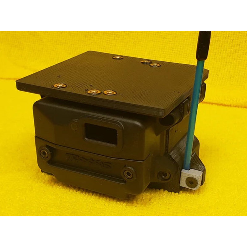 PPS040 3d Printed Receiver Box and ESC Mount for Traxxas Sledge (With RX Box and Custom MMX8s ESC Mount)